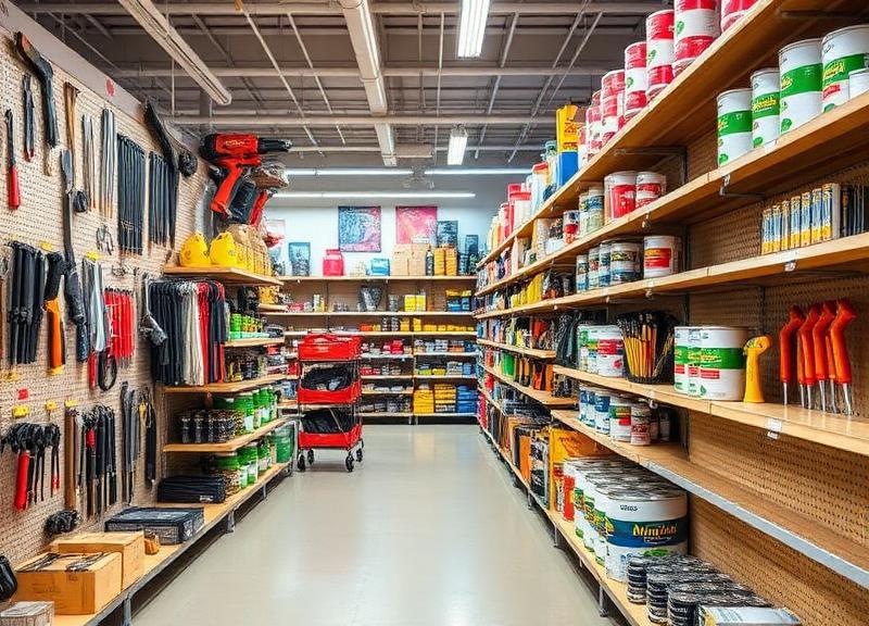 Распродажа в строймаркете